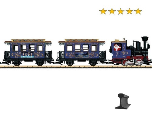LGB ~ Nuevo 2026 ~ Juego de inicio de tren de Navidad 120 voltios ~ Edición EE. UU. ~ 72305 | Condition: New