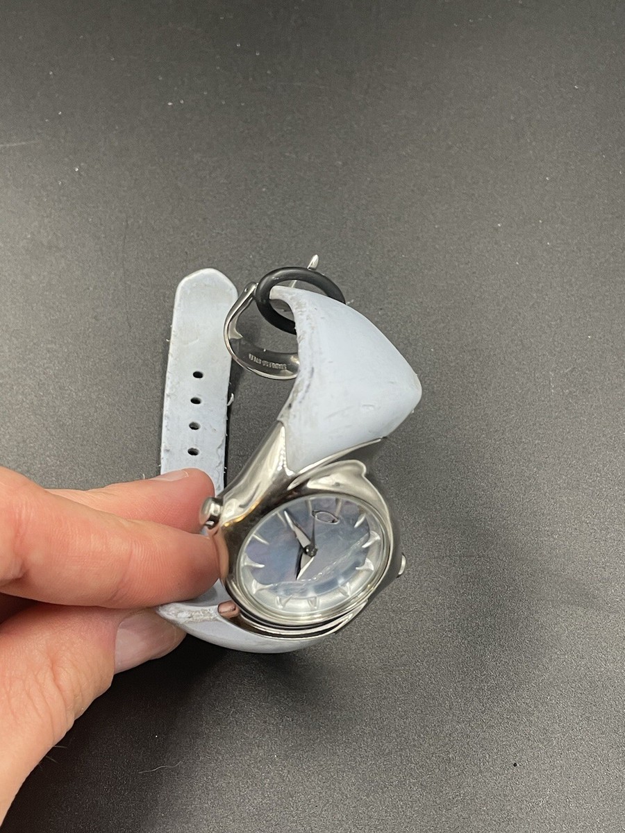 Oakley Crush 2.5 Polished Mother of Pearl Powder Blue Watch