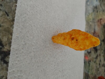 Dorito shaped as Pope's hat