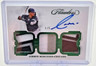 2022 Panini Flawless-Triple Patch Autographs-Yermin Mercedes-Emerald /5 #TPA-YM
