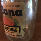 Vintage Glass Jar Sultana Salad Dressing with Label - Quart Size — photo 7