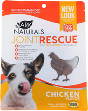 ARK NATURALS Sea Mobility Joint Rescue Chicken Jerky for Dogs 9 Oz Pack of 6
