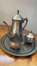 Versilbertes Tee/Mocca/Kaffee Service Set