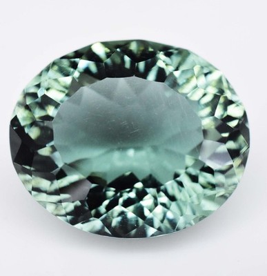 14.20 Ct Paraiba Tourmaline Gorgeous Green Copper Concave Cut Loose Gemstone