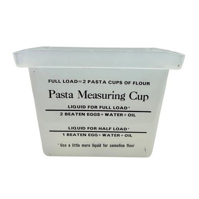 Ronco Popeil Pasta Maker P400 Measuring Cup With Lid Replacement Part Only