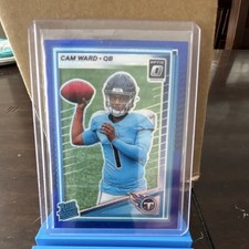 Panini Donruss Optic Rated Rookie Cam Ward #293 Blue Prizm  Titans