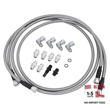 6AN 70 Transmission Cooler Hose Line kit, Compatible with GM Chevy 70inch