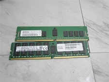 Lot of 2 16GB PC4-2133P Memory SERVER RAM SK HYNIX / WINTEC DDR4! 32gb kit!