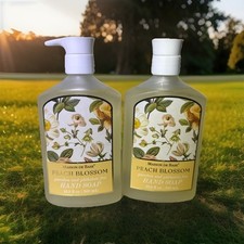 PACK DE 2 ~ SAVON POUR LES MAINS MAISON DE BASE LUX PARFUM FLEURS DE PÊCHE SANS PARABÈNE/PHTALATES
