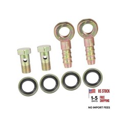 Banjo Bolt M10x1 10mm Banjo Hose Barb Bolt Fittings Brake Line Fitting Adapter