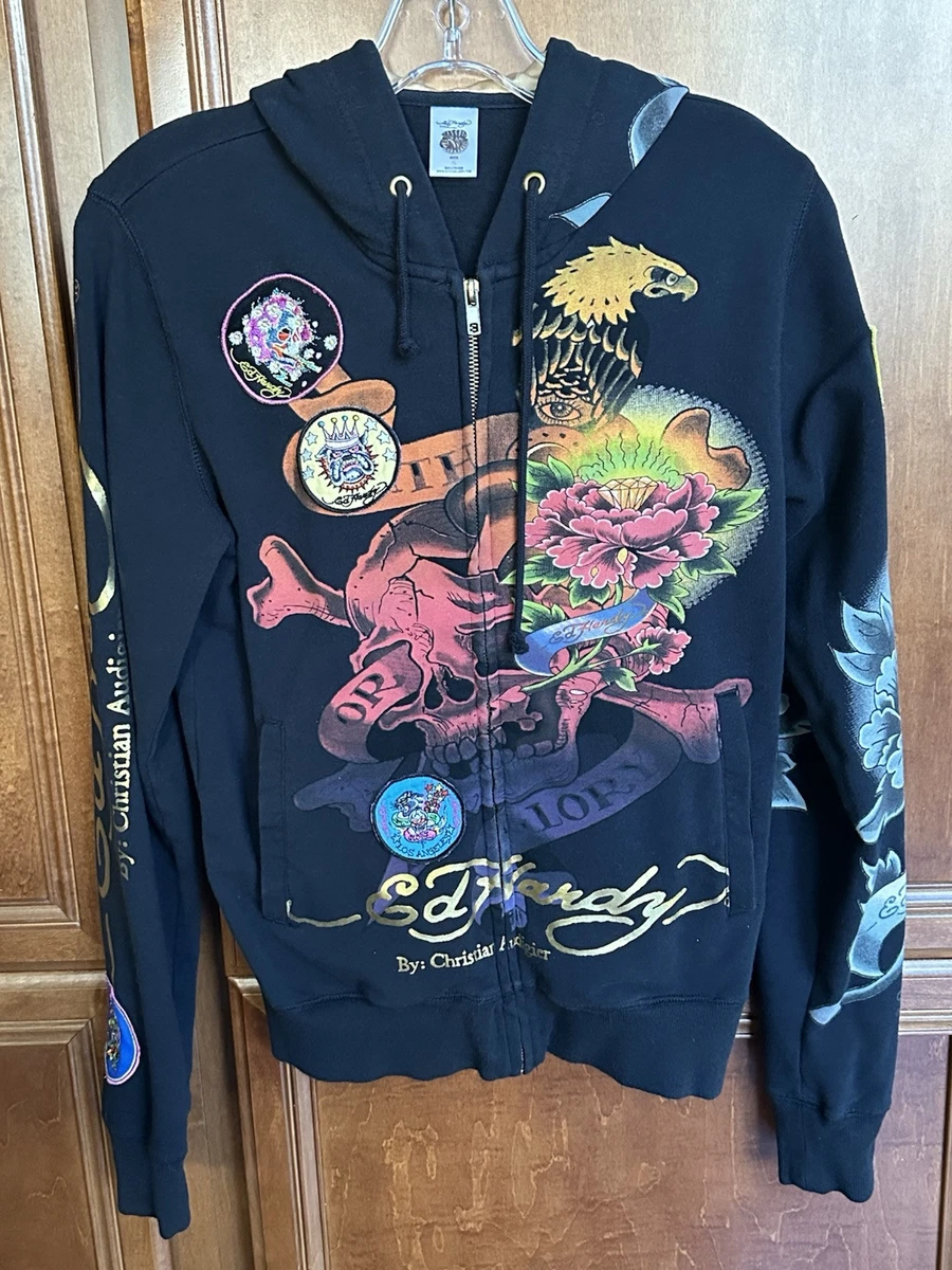 Ed Hardy Juniors Black Hoodies & Sweatshirts for Women for sale | eBay