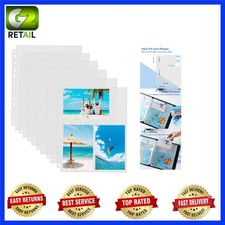 Archival Quality 30 Pack Photo Sleeves for 4x6 Photos - Acid-Free  Durable
