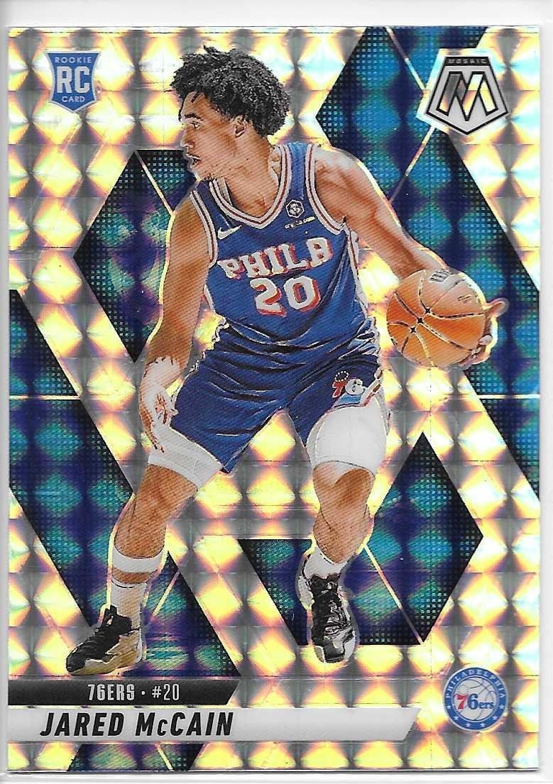 Jared McCain 2024-25 Panini Mosaic #228 Silver Rookie Near Mint or Better