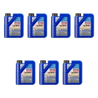 Liqui Moly 7L Engine Motor Oil - Leichtlauf High Tech 5W-40 (7x1L)