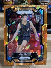 Juan Nunez (RC) Orange Ice Prizm 2024-25 Panini Prizm Draft Picks #36