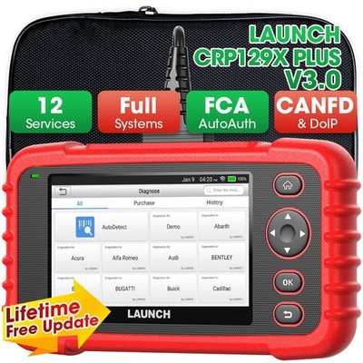 2026 Launch CRP129X PLUS V3.0 PRO OBD2 Diagnosegerät ALLE SYSTEM TPMS EPB SAS Öl