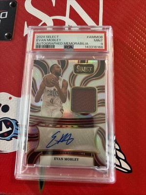 2024-25 Panini Select - Autograph Memorabilia Evan Mobley #AM-MOB /199 (AU, MEM)
