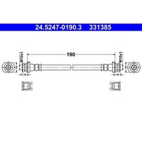 Ate 24.5247-0190.3 Bremsschlauch