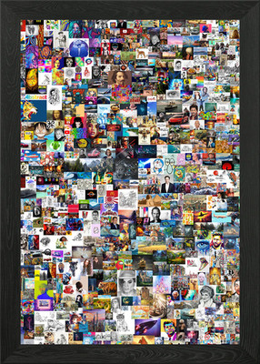 Amazing Crypt0 Art Gerahmtes Wandbild Poster Leinwanddruck Bild