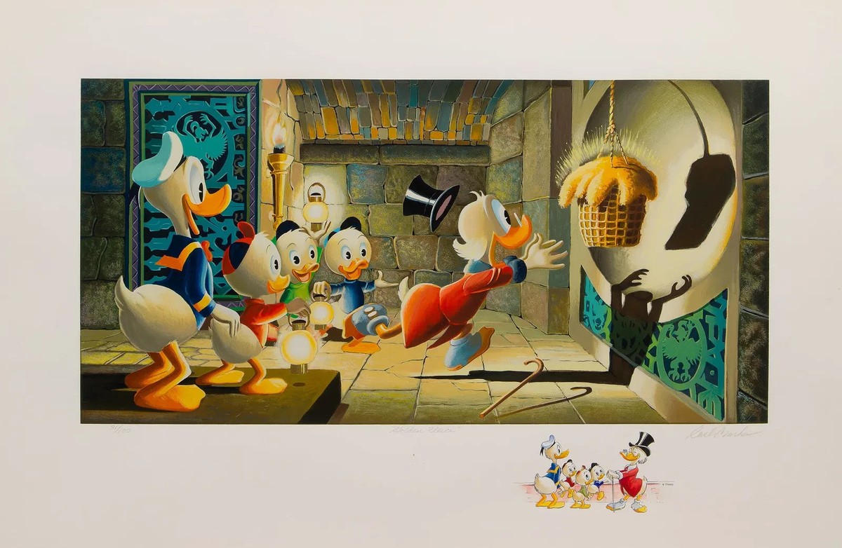 🟢 Carl Barks Golden Fleece Serigraph edition 100 REMARQUE Disney