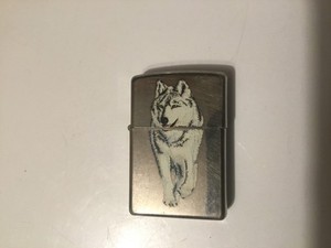Windproof ZIPPO USA Oil Lighter Wolf Retired made F-14-Untested