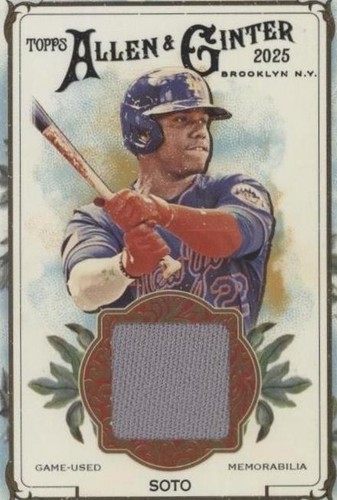 2024 Topps Allen & Ginter - Relics B #AGR-JSO Juan Soto (MEM) | eBay