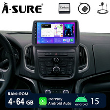 4G+64GB Android 15 Carplay Autoradio für Opel Zafira Tourer C 2011-2016 NAVI GPS