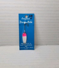 Vintage Original Dick Nite Wee Pink & White Spoon Made In USA - NEW & SEALED!