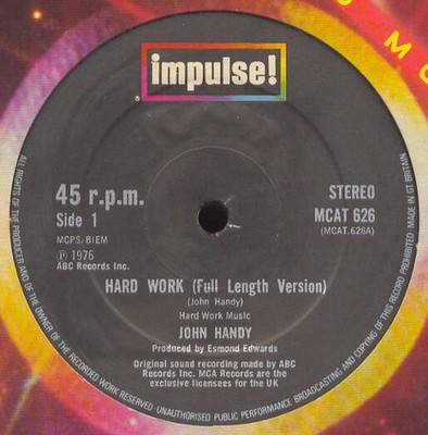John Handy - Hard Work (VINYL)