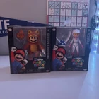 Nintendo Super Mario Bros. Movie Tanooki Mario & Peach Figures Premium Details