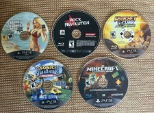 Ps3 Games (Ratchet, Minecraft, Rock Revolution, GTA V, Sonic Racing)