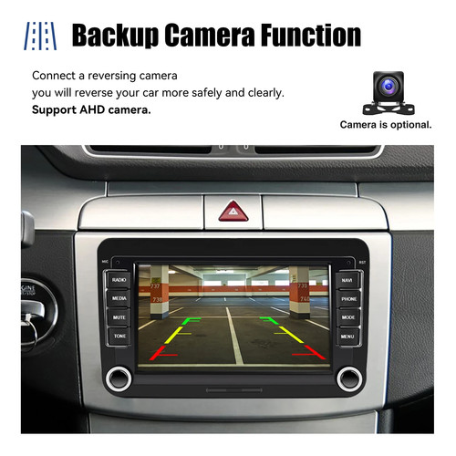 TIGUAN TOURAN LAVIDA VOLKSWAGEN CarPlay Android Auto Head Unit Radio Stereo CAM - Picture 11 of 16