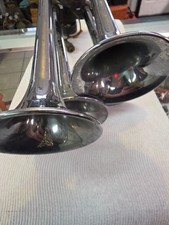 2-vintage Grover Products Twin Trumpet Air Horn Truck Accessory Double 14 12 2-vintage Grover Products Twin Trumpet Air Horn Truck Accessory Double 14 12