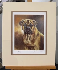 Mick Cawston - Bull Mastiff - Mounted (In Stock)