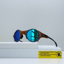Oakley X-Metal Mars Leather Sunglasses Ice Blue Lens Outdoor Gorpcore