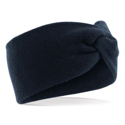 Ladies Twist Knit Headband Beechfield Winter Wrap Head Warmer Hairband Ski Band