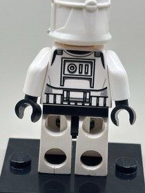 LEGO Star Wars Clone Pilot Phase 1 Minifigure Sw0191 8019 10195 7674 CRACKED A2