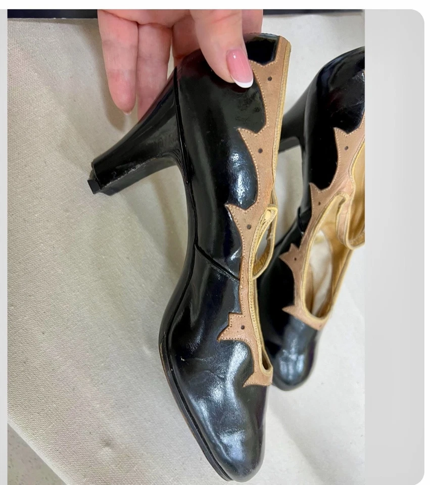 Antique women's shoes. Europe, 1910-1920. - Image 3 of 4