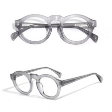 Round Acetate Frames Unisex Full Rim Trend Nerd Classic Vintage Men Women