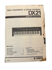 Yamaha Digital Programmable Synthesizer DX21 SERVICE MANUAL