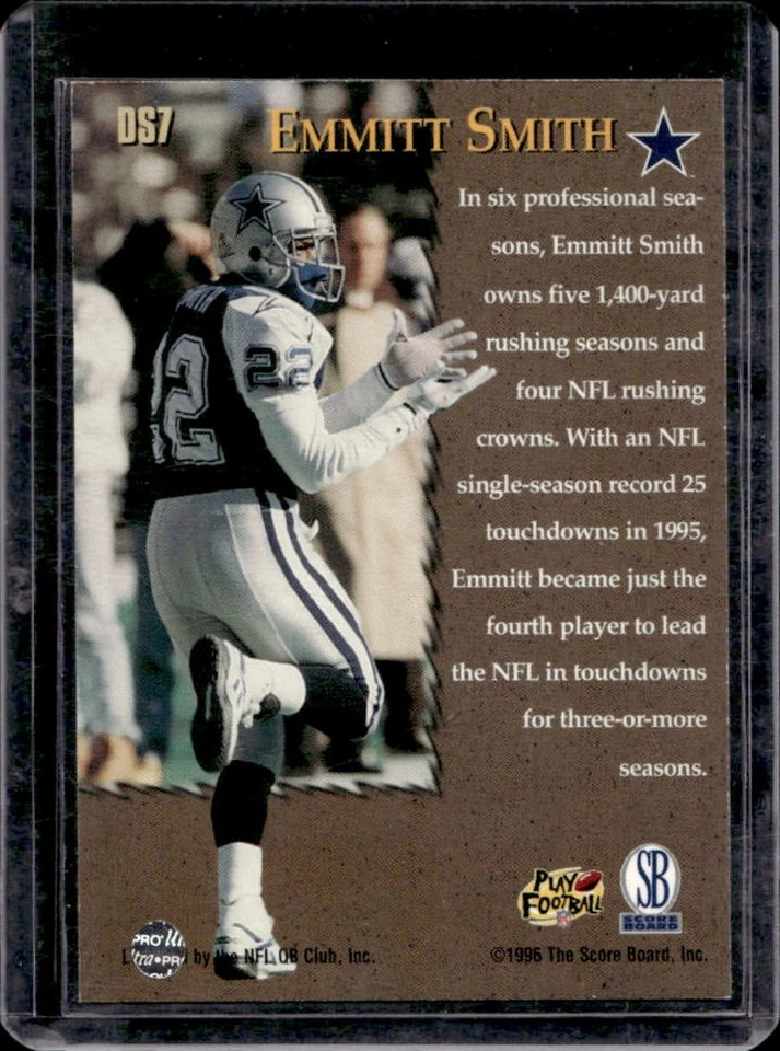 1996 Pro Line II Emmitt Smith Stretch Drive #DS7 Cowboys - Image 2 of 2