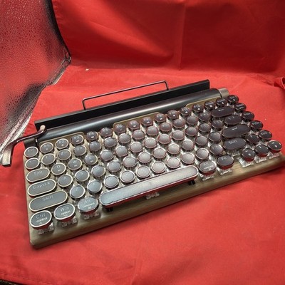 TAIAHIRO Retro Typewriter Mechanical Keyboard, Wireless Bluetooth USB 5.0