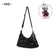 Official Genshin Impact Arlecchino PU Crossbody Shoulder Bags Zipper Handbag