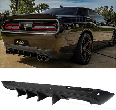 Rear Bumper Diffuser for 2015-2024 Dodge Challenger SRT Hellcat Redeye Scat Pack