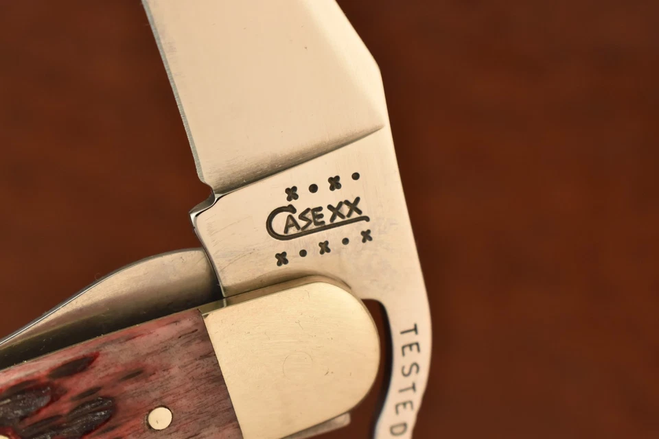 CASE XX США 2001 СЕРЕБРЯНЫЙ СЦЕНАРИЙ КЛЮКВЫ КОСТИ RUSSLOCK НОЖ 61953L SS (27879) - Изображение 2 из 4