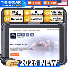 2026 ThinkScan 689 OBD2 Diagnostic ALL System Bidirectional Scanner 34+ Services