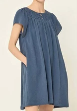 Grade & Gather Women's Hand Smocked Easy Dress Size S