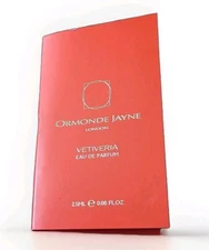 NEW Ormonde Jayne London Vetiveria Eau De Parfum 2.5ml Deluxe Sample Spray