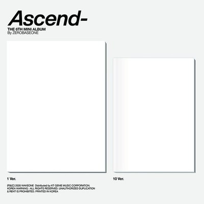 ZEROBASEONE [ASCEND-] Album PHOTO BOOK 2 Ver SET/2CD+2Buch+2 Poster+4 Karte+GIFT