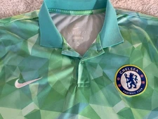 Nike Chelsea F.C. Dri-Fit Slim Fit  Soccer Futbol Polo Casual Shirt! Men’s Sz XL